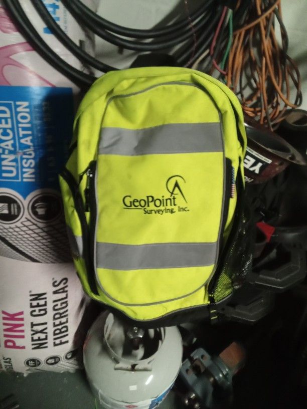 Job site Backpack And Hard Hat Combo