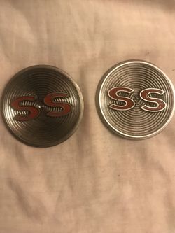 1964 impala SS door panel emblems and center console emblem