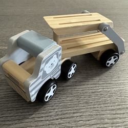 PolarB Car Carrier Wooden Truck Toy 24+