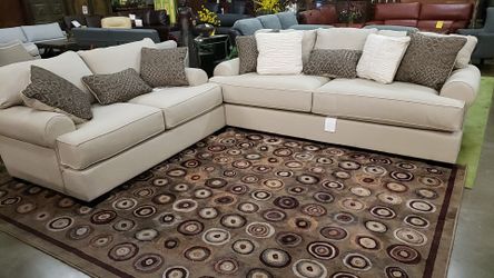 Large sofa and loveseat