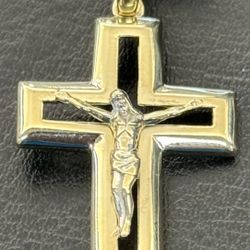 Gold Crucifix Pendant