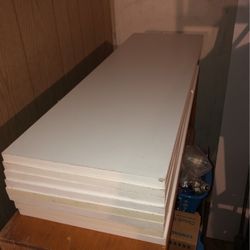 12x36 Laminate Shelf Boards White 