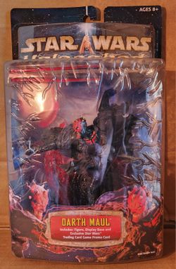 Star Wars Unleashed Darth Maul Figure and Card
