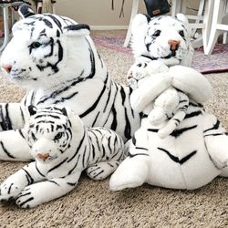Family of Stuffed Tigers