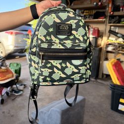 New Loungefly Star Wars Grogu Mini Backpack