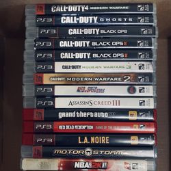 Sony Playstation 3 Ps3 CIB Games Lot Of 14 Fully Functional Adult Owned In Very Good Condition