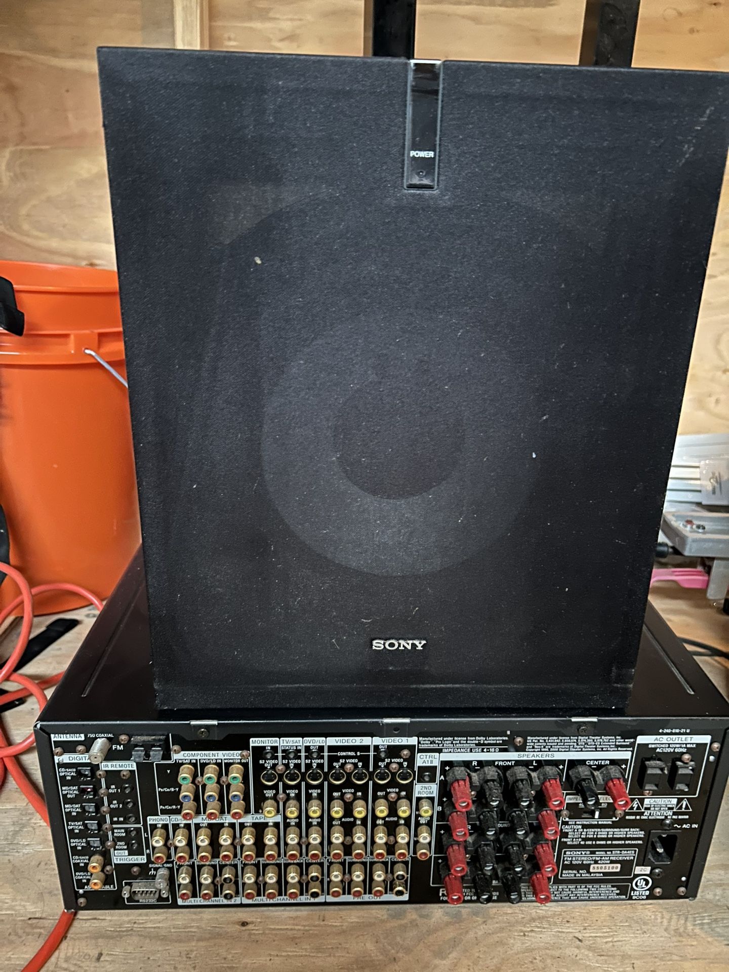 Sony Receiver & Speaker for Surround Sound