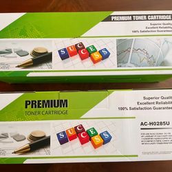 NEW HP / Canon Printer Toner Cartridges AC-H0285U / HE-CE285A / CA-125 - 2-Pack