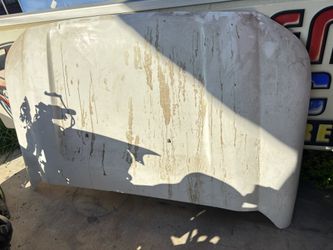 White Truck Hood