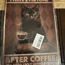 Before My Coffee I Hate Everyone Sign 