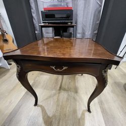 Karges County French Walnut End Table