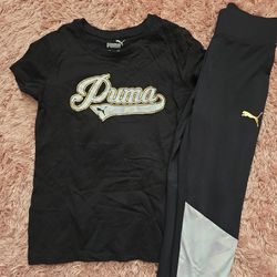 Girls Puma Set Size 7-8 