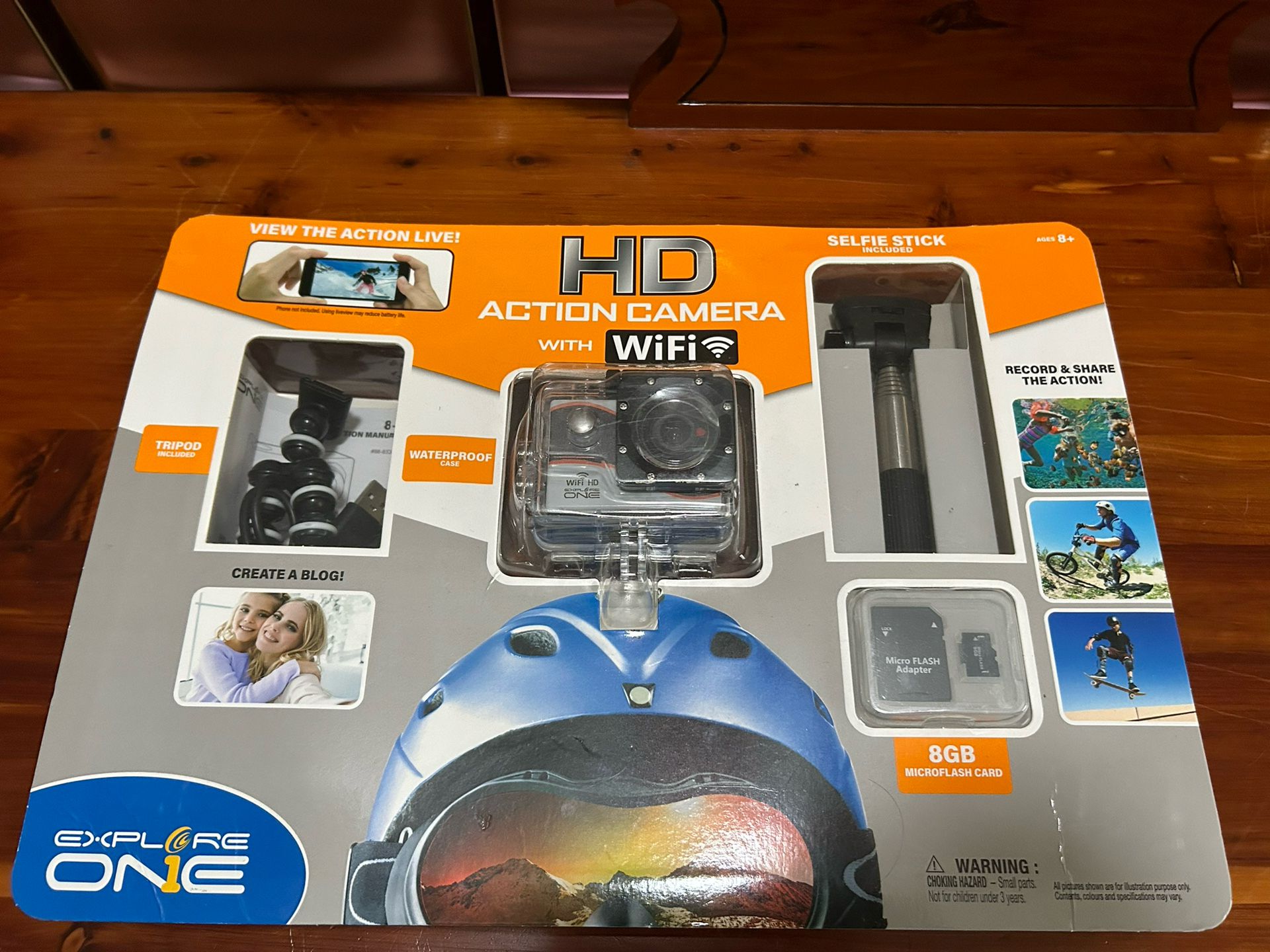1080P Action Camera Kit New In Box Similar to GoPro