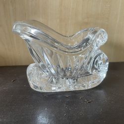 Crystal Sleigh Bowl 