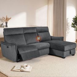 Power Recliner Sectional Sofa Couch with Storage