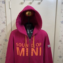 BMW Mini Cooper Sound Of Mini Full Zip Hoodie Size XL