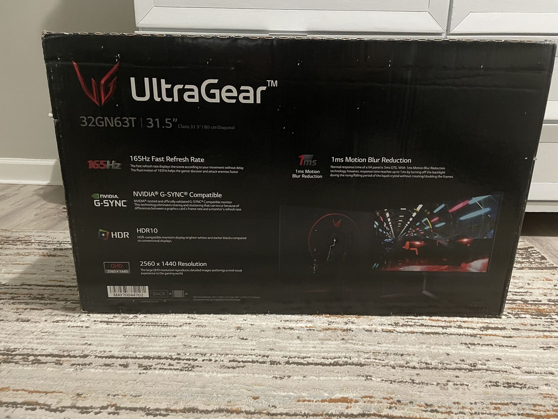 LG Ultragear 165hz 32” monitor