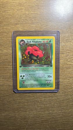 Pokemon cards: 1 edition Dark Vileplume holo NM
