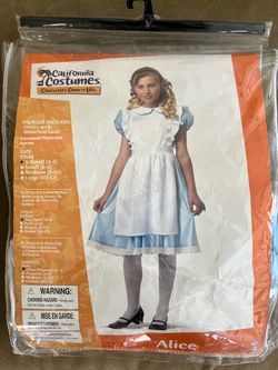 Alice in Wonderland child’s costume, size 4-6