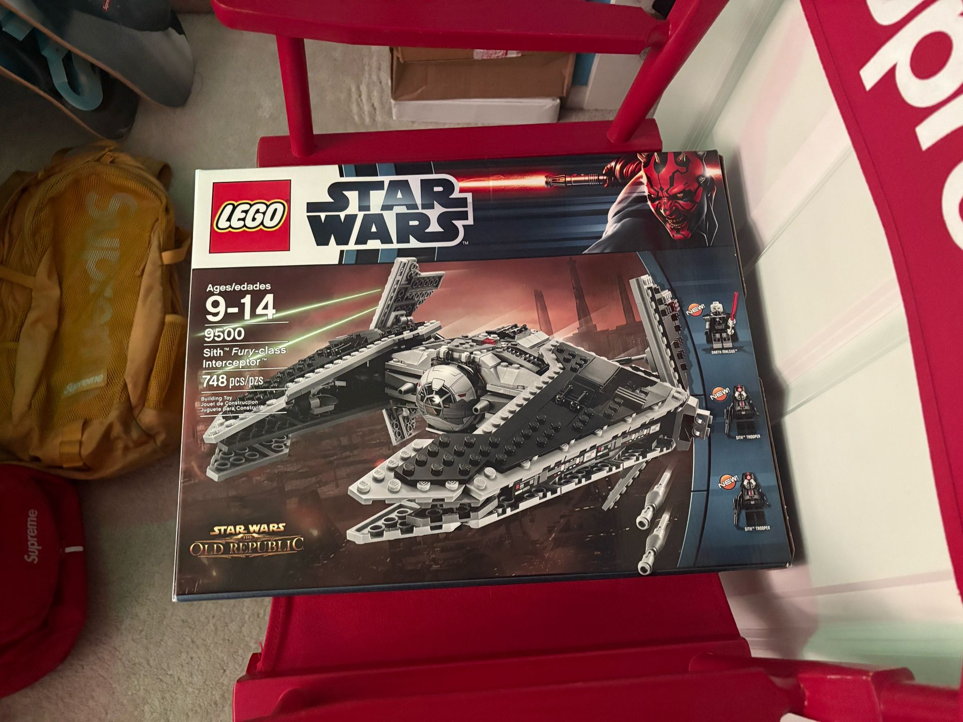 100% Complete Rare Lego Old Republic Sith Interceptor