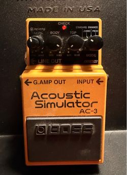 Boss AC-3 Acoustic Simulator Guitar Pedal