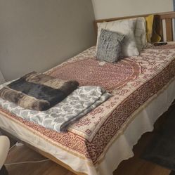Twin Bed With Mattress And Frame