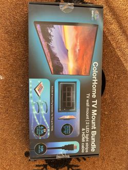 Tv Wall Mount With LED Lights