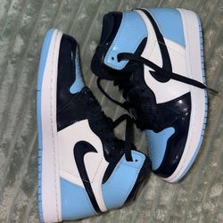 Air Jordan 1 UNC PATENT ‘Blue Chill’  Men 6.5