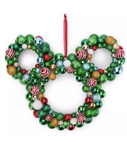 Mickey Mouse Ornament Wreath