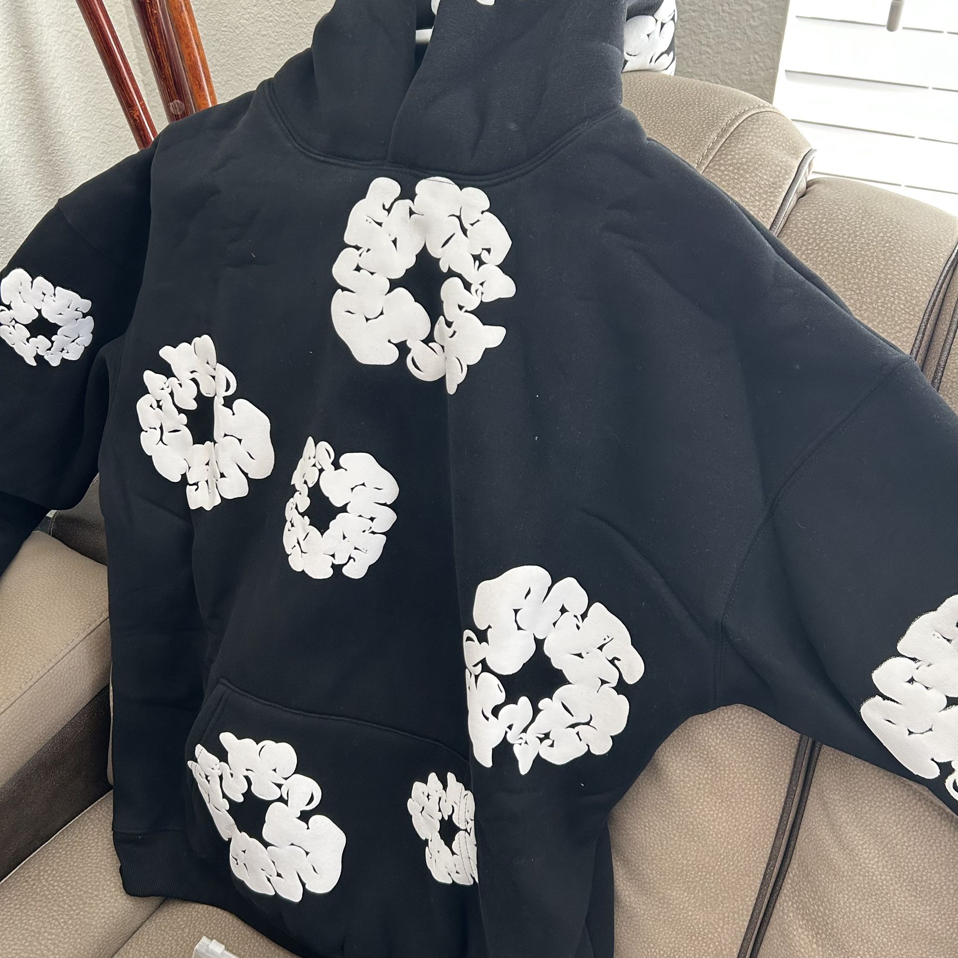 Black Hoodie Size M. and L.
