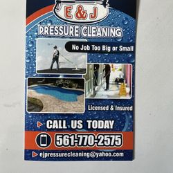 EJ Pressure Call Us Today 