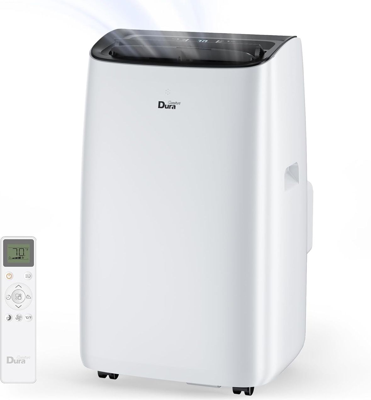 DuraComfort Portable Air Conditioners, 14000 BTU(ASHRAE) /10400 BTU (SACC), Dehumidifier, Cooling Fan, AC for Room,450 Sq.Ft