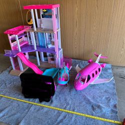 Barbie Dream House, Airplane, SUV & Helicopter ** SEE OTHER LISTING FOR BARBIE ACCESSORIES **