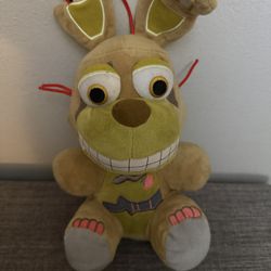 Five Nights at Freddy’s FNAF Springtrap Plush 9”