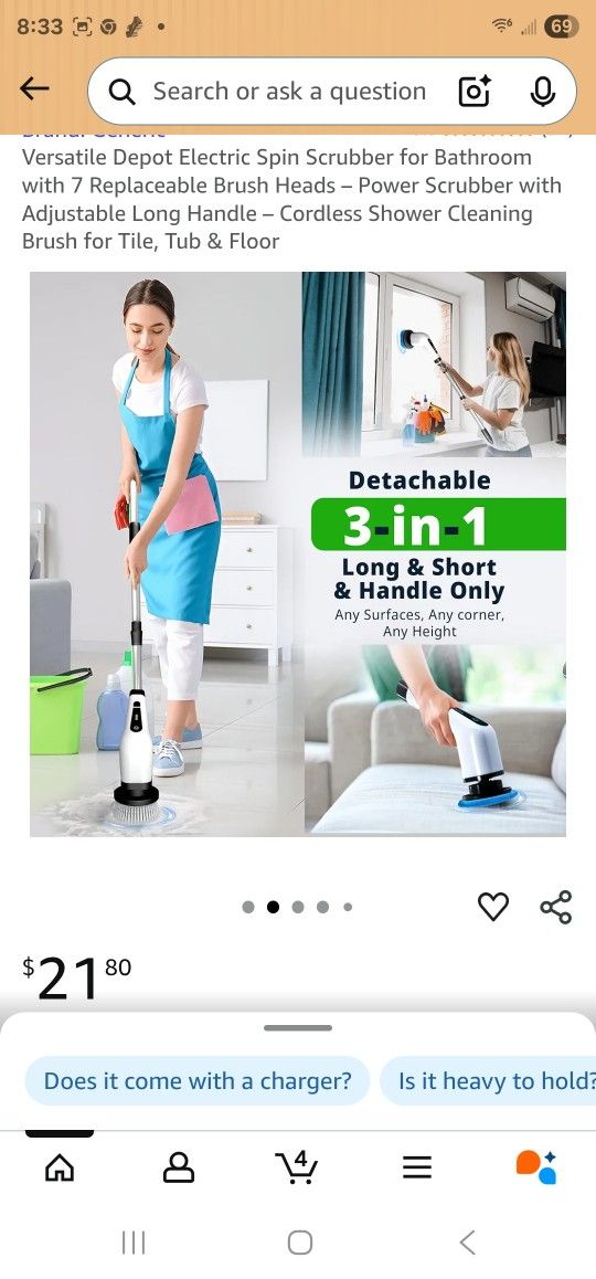 Electric Spin Scrubber 
