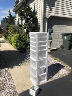2 Plastic Drawers Stockable In Tact