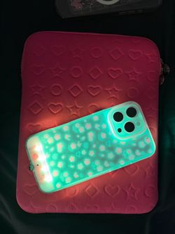 Glow-in-the-Dark Floral Phone Case