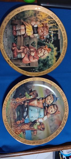 Mi Hummel Limited Edition Sisters Plates 