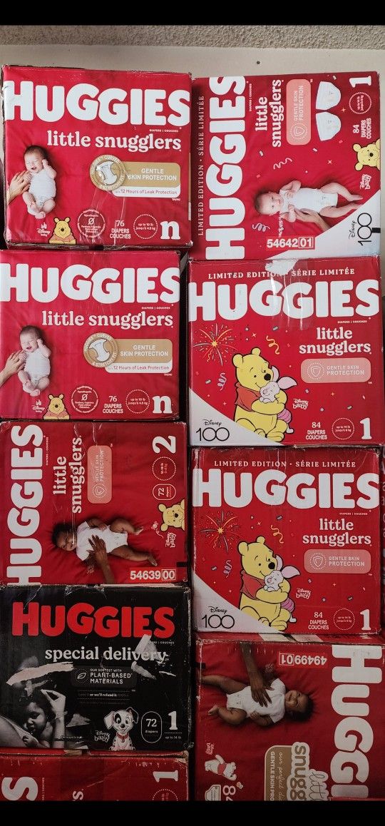 Huggies Newborn 1 , 2 $20 Each Box.