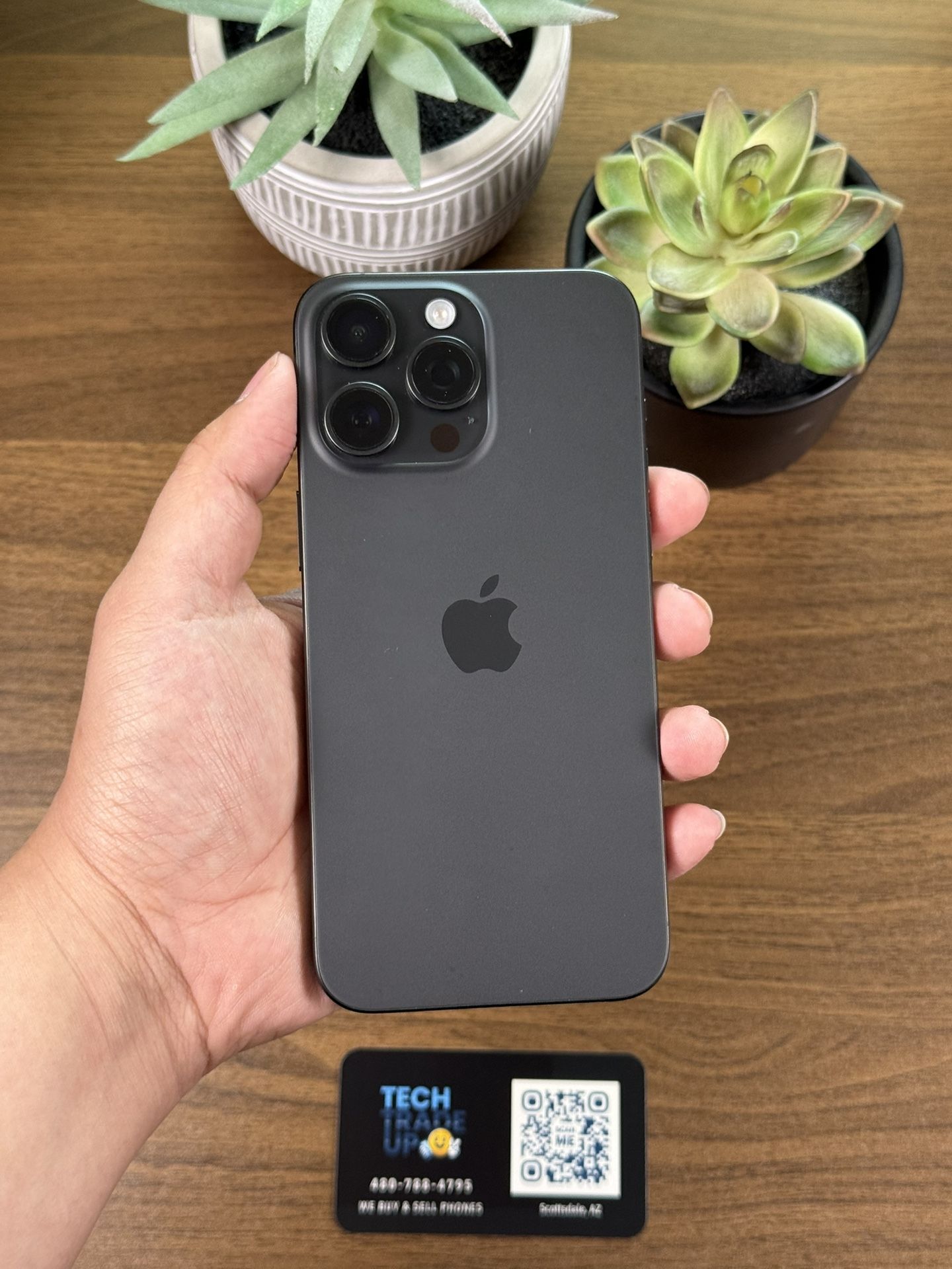 iPhone 15 Pro Max 256Gb Black 🖤 Cricket *Free Delivery At Full Price*