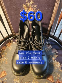 Doc Martens 7 Men's, 8 Ladies