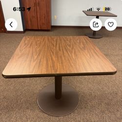 SQUARE TABLE  34” X 34”