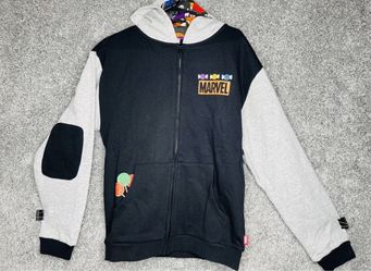 Marvel Hoodie Adult Small Halloween Avengers Disney Candy Lollipop Full Zip