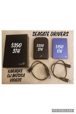 3 Seagate Drivers Para Dj'S Karaoke +Musica+ Videos Millones De Canciones De Karaoke
