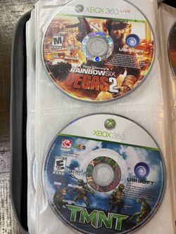Microsoft XBox 360 video game lot TMNT Halo 4 Dead Space 2 3 Fable Rainbow Six vegas 2