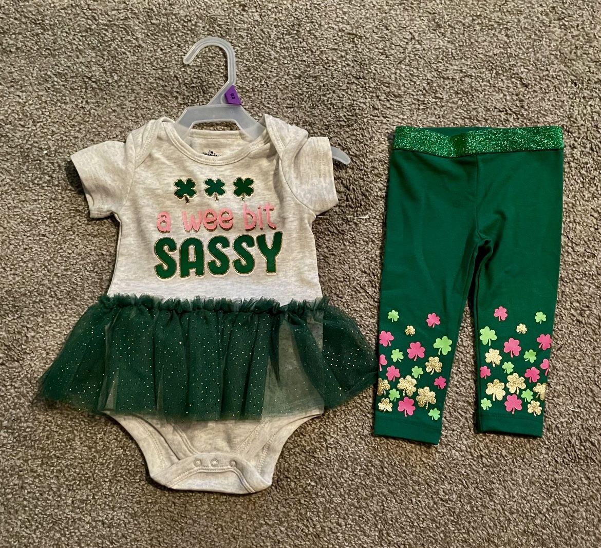 Rainbow Tutu!! onesie and the leggings Size 12 months