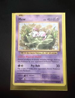 mew Pokémon card