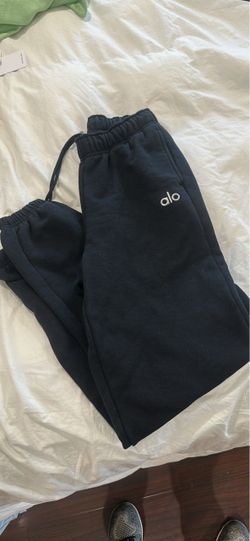 Alo Yoga Black Fleece Sweatpants