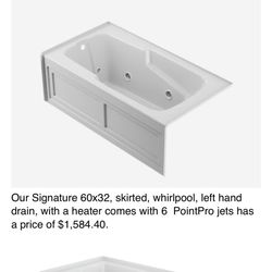 Jacuzzi Brand Tub Never Been Installed. One Heated $1,000. Priced To Sell