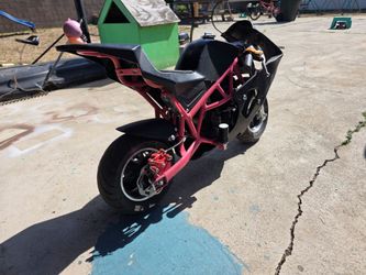 Mini pocket rocket motorcycle gas power